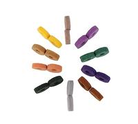 FRCOLOR 20 Pcs Felt Strap Button Washers for Guitar Cymbal Stand Cymbal Felt Pads Bass Drum Silencer Soft Durable for Drum Practice