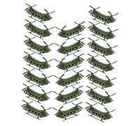 FRCOLOR 20 Pcs Military Helicopter Model for Realistic Transport Aircraft Creative Role Playing and Nursery Decor Rescue and Flying Helicopter for Boys