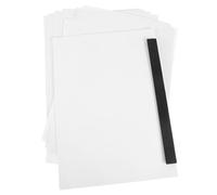 FRCOLOR 200 Sheets A4 Three-Hole Animation Positioning Paper with Ruler for Comics Drawing and Sketching, White Blank Writing Paper for Artists and Animators