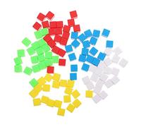 FRCOLOR 200Pcs Colorful Small Cubes Teaching for Elementary Mathematics Interactive Geometry Learning Tools for Shape Recognition and Creativity Development