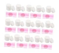FRCOLOR 200pcs Compressed Cotton Facial Masks Pure Cotton DIY Skincare for Gentle Soothing Face Care Individually Wrapped for Travel Camping Home Use