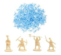 FRCOLOR 200pcs Plastic Mini Toy Soldier Figures Medieval Knight Model Toys Miniature People for Knights Fantasy Miniatures Decorative