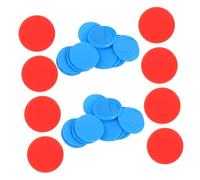 FRCOLOR 200pcs Small Learning Chips Plastic Counters for Math Practice Educational Game Tokens Bright Colored Sorting Markers for Classroom Rewards and DIY Board Games