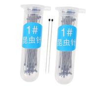 FRCOLOR 200Pcs Stainless Steel Entomology Pins Collector Needles with Multiple for Butterfly and Specimen Preservation Rust-resistant Pins for Lab and Crafting Collections