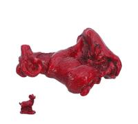 FRCOLOR 2027 Ram Figurine Resin Sheep Statue Ornament with Smooth Burrfree Surface and Flat Base for Office or Living Room Decoration, Easy Cleaning and Maintenance, Modern Style Chinese