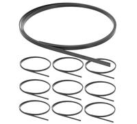 FRCOLOR 20pcs Abs Guitar Purfling Strips 1650x6x1.5mm Black Decorative Binding Edging Strips for Acoustic and Classical Guitar Accessories