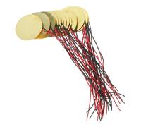 FRCOLOR 20pcs Acoustic Piezo Discs Trigger Sensors for Drums Guitars Instruments Durable Copper Elements for Sound Easy Installation