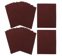 FRCOLOR 20pcs Bird Sandpaper Accessories Sandpaper Mat Beak and Claw Grinding Minimizing Replacement Gravel Paper for Bird Cage Parrot Pet