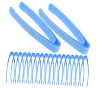 FRCOLOR 20Pcs Collecting Forceps Plastic Tweezers for Fine Motor Skills Development Kindergarten Counting Training Sensory for Boys and Outdoor Exploration