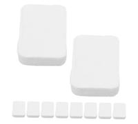 FRCOLOR 20pcs Compressed Makeup Remover Cotton Pads Non Woven Soft Facial Cleansing Pads for Eye Lip Makeup Removal