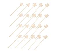 FRCOLOR 20pcs DIY Christmas Fairy Dress Kit for Snowflake Snowman Angel and Xmas Tree Design for Birthday Party Activities
