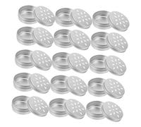 FRCOLOR 20pcs Dog Scent Work Tins Aluminum Nose Training Containers with Perforated Design for German Shepherd Belgian Malinois Rescue Teams Canine Obedience and Detection Training