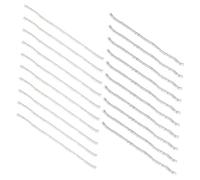 FRCOLOR 20pcs Doll False Eyelashes for Diy Craft Making Doll Accessories Long Decorative Toy Eyelash Strips