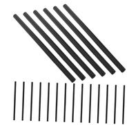 FRCOLOR 20pcs Double-ended Eyebrow Pencil Tube in Plastic Refillable Brow Container Brush for Eyebrow Makeup and Microblading