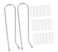 FRCOLOR 20pcs Electric Hair Curling Pins Hot Curler Clips Replacement for Spiral Perm Rods Clips for Hair Volume and Styling