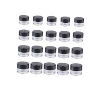 FRCOLOR 20pcs Empty Glass Bottle Subpackaging Makeup Jars Containers for Refillable Use Options for Travel Samples and Cosmetic Packaging