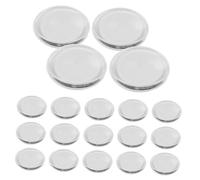FRCOLOR 20pcs Eyelash Extension Pads Silicone Eyelash Tray Holder for Lash Extensions Makeup Tools