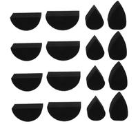 FRCOLOR 20pcs Face Paint Sponges Half Moon and Droplet Sponges for Makeup Painting Artist Face Paint Applicator