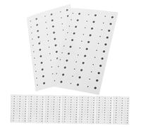 FRCOLOR 20pcs Fake Mole Stickers Black Dot Temporary Face Makeup Decals 5.7x9.7cm Halloween Party Prank Beauty Face Stickers for Adults and Teens