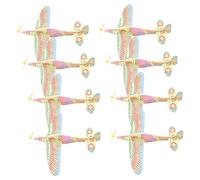 FRCOLOR 20Pcs Foam Airplane for Easy to Assemble Glider Planes for Outdoor Fun Birthday for Boys and Enhances Creativity and Imagination
