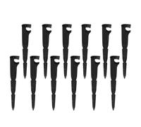 FRCOLOR 20pcs Gardening Watering Brackets Made of Sturdy Pp Material, 14x1.6cm Irrigation Drip Poles Designed to Keep Low-Flow Watering Lines and Hold Distribution Drippers Off The Ground