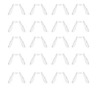 FRCOLOR 20pcs Glasses Nose Bridge Pad Comfortable Non-Slip Eyeglass Nose Pads Replacement Plastic for Glasses and Sunglasses for Daily Wear and Bridge Support
