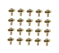 FRCOLOR 20pcs Gold Snare Drum Replacement Screws Kit Gold Snare Drum Replacement Screws