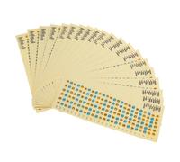 FRCOLOR 20pcs Guitar Fretboard Stickers Finger Guide Note Decals for Beginner Learner Fretboard Sticker for Guitar Reminding for Practice Session
