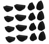 FRCOLOR 20pcs High Density Face Painting Sponges Portable Makeup Sponges for Quick Base Application and Efficient Coverage Art Cosplay and Outdoor Events Black