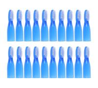 FRCOLOR 20pcs Mini Toothbrushes with Soft Nylon Bristles for Restricted Environments, Short Handle Design for Easy Maneuverability, Suitable for Confined Spaces and Inmates