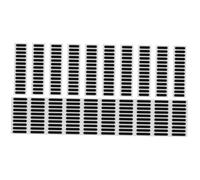 FRCOLOR 20pcs Mobile Phone Speaker Dust-proof Nets, Self-adhesive Mesh Stickers for Smartphone Audio Protection, Black Long and Short Size for Phone Dustproof Use