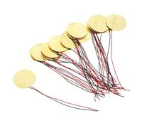FRCOLOR 20pcs Piezo Discs Copper Acoustic Sensors for Musical Instruments Durable Sound Trigger Elements for Drum and Guitar Amplification Easy to Install and Highly Sensitive