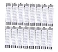 FRCOLOR 20pcs Plastic Hair Curlers Wave Hair Rollers Styling Tools Clips Easy to Use Natural Curls for Home and Travel