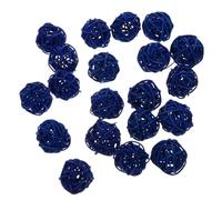 FRCOLOR 20pcs Rattan Balls for Decor Creative Mini Party Supplies Bright Colour DIY Craft Adornments for Perfume Decoration and Stage Background