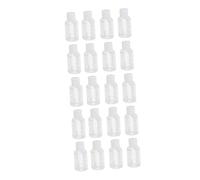 FRCOLOR 20pcs Refillable Squeeze Bottles Nozzles Plastic Empty Travel Bottles Dispenser Containers for Cosmetics Travel Outdoor