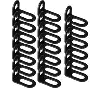 FRCOLOR 20pcs Shaped Iron Brackets Right Angle Corner Braces for Wood Frame Reinforcement Furniture Fastening Supports with Rounded Edges for DIY Cabinets and Shelves