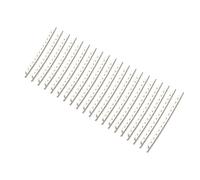 FRCOLOR 20pcs Silver Folk Wide Nickel Alloy for Guitar Fingerboard Fret Wire for Bass Guitars Jumbo Fret Wire for Easy Installation and Use