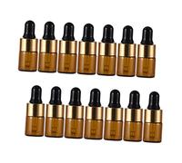 FRCOLOR 20pcs Small Glass Dropper Bottles Essential Oil Bottles Pipette Portable Travel Liquid Dispenser for Aromatherapy Cosmetics
