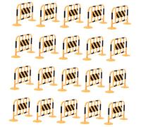 FRCOLOR 20Pcs Traffic Sign Educational Simulation Roadblock Playthings for Kindergarten Teaching Cognitive Development and Imaginative Role Play