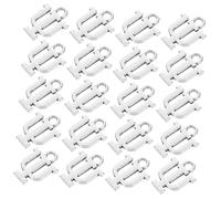 FRCOLOR 20pcs Unique Greek Letter Jewelry for Necklaces Bracelets Keychains Durable Psychology Charms for DIY Jewelry Making