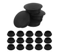 FRCOLOR 20pcs Universal Plastic Cover for Wheelchair Front Wheel 32mm Inner Diameter Rollator Wheel Protector Dust Protection Cap for Indoor Care Settings