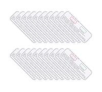 FRCOLOR 20Pcs Uva Uvc UV Identifying Test Cards 2.5X7Cm Small UV Energy Detector Strips for Light Wavelength Measurement and Sunlight Exposure Testing