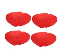 FRCOLOR 20pcs Valentine S Day Rose Flower Wrapping Paper with Heart Shaped Cards Floral Packing Sleeves for Wedding Birthday Bouquet Packaging Supplies