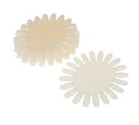 FRCOLOR 20pcs White Oval Nail Sample Wheel for Manicure Tips Each Plastic Display Board for Nail Polish Color Samples Professional Salon Use Lightweight Design for DIY Art and Education