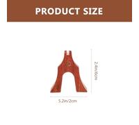 FRCOLOR 21 Pcs Light Brown Guzheng Bridges String Support Pillars Replacement Accessories for Enhancing Timbre and Sound Quality