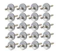 FRCOLOR 24 Sets Bird Cage Hardware Screw Kit with Double-head Bolts Nuts and Washers for Secure Perch Fixing Heavy-duty Screws for Bird Perches Chinchilla Shelves and Cage Assembly