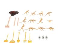 FRCOLOR 24Pcs Dinosaur Skeleton Excavation Educational DIY Digging for Realistic Creative Model for Hands Learning and Home Decoration
