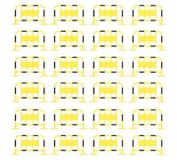 FRCOLOR 24Pcs Educational Traffic Roadblock for Preschool Learning Interactive Barricades for Role Play and Imaginative Play for Table and Miniature Scenes