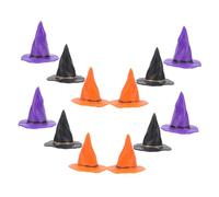 FRCOLOR 24pcs Hats for Halloween Soft Bottle Toppers for Wine Dollhouse Accessories DIY Crafts for Group Activities and Enchanting Miniature Scenes