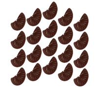 FRCOLOR 24Pcs Realistic Simulated Chocolate Models Lightweight Chocolate Props for Dollhouses Parties Weddings Photo Displays Fake Chocolate Decoration